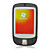  S1+ Windows Mobile 6.5 Single Card Quad Band GPS WIFI JAVA Flat Touch Screen Smart Cell Phone Black (2GB TF Card)