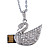  de cristal con forma de cisne usb2.0 collar unidad flash (16gb)