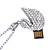  de cristal con forma de cisne usb2.0 collar unidad flash (16gb)
