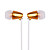  Triangle Style In-Ear Earphones (Gold)