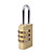  3-Digit Luggage Lock-Copper