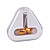  Triangle Style In-Ear Earphones (Gold)