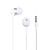 cristal de auriculares estéreo WHF-065 (jack de 3,5 mm / blanco)