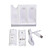  3-in-1 Dual Charge Dock / stand / Station für Wii Remote und Nunchuk mit wiederaufladbaren Batterien (2800mAh)
