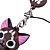  cute cat telefono cellulare fascino per coppia