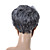  capless perruque grise cheveux courts et frisés (0463-6.13-288)