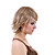  Capless Medium Length Synthetic Light Blonde Curly Hair Wig