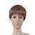  Capless Short Brown Straight Hair Wig