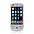  W007 doble tarjeta de banda cuádruple java wifi de 3,2 pulgadas de pantalla táctil del teléfono celular blanco (tarjeta de 2GB TF)