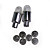  Motion Activated Flashing RGB LED Wheel Lights for Bikes and Cars (2-Pack)