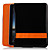  élégant étui de protection en cuir PU pour Apple IPAD (orange)