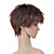  Capless Short High Quality Synthetic Dark Coffee Straight Hair Wig 0463-475