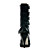 top kwaliteit pu bovenste hoge hakken laars met strappy mode-schoen (0987-x3031)