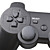  Mando de Control con Vibración Con Cable USB para el PS3 o PC - Negro