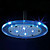  8 pollici soffione doccia con luce led cambia colore (rotondo)