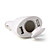  Car Cigarette Lighter Dual USB Ports Charger 12V Outlet (White)