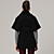  Black Cloak Style Double-breasted Hairy Collar With Belt Coat / Women's Coats (FF-B-0736742)