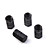  Luxury Tire Valves Caps/Stems - Black(4 Pieces Per Pack)