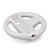 Racing Steering Wheel for Wii (White)