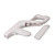  oem zapper licht pistool controller voor wii / wii u (wit)