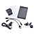  Solar Power Charger + Flashlight for iPhone 4/3G/3GS Cellphones (Black, 2600 mAh)