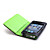  Wallet Leather Case for iPhone 4 (Black/Green)
