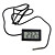  Digital Temperatur TL8009 sort