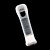  MotionPlus met beschermende siliconen case / hoes voor de Wii / Wii U remote (wit)