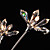  Asfour cristallo lampada da tavolo con 5 luci (base lampadina g4)