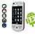  h6 Android 2.2 del sistema de doble tarjeta wifi tv 3.2inch pantalla táctil del teléfono celular inteligente (tarjeta de 2GB TF) (sz00721048)