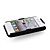  Skal + Hylster Bælte Clip Combo Cover til iPhone 4 (sort)