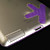  OK Finger Ring Hook Design Hard Plastic Shell Case for Apple iPad 2 2nd Gen (clear-purple)
