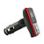  1.0" LCD Car MP3 Player FM Transmitter with IR Remote Controller - Red (SD/USB)
