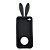  Rabbit Protective Silicon Case For iPhone 4 Black
