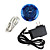  4-Port USB 2.0 Hub with AC Power Supply Blue
