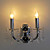  K9 Crystal Wall Light with 2 Lights - Candle Style