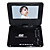  7 Zoll Tragbarer DVD-Player mit schwenkbarem Bildschirm + Analog TV (hv19)