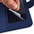 PU de protección ultrafinos Funda de piel para el iphone 4 (morado)