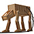  Robot Dog Shaped DIY Wooden Electric Wire Organizer/Strapper