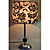 Table Light with Black Floral Patterned Lampshade