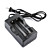  UltraFire 18650 Double Battery Charger Wired Charger Black