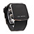  Coppia di orologi LED in silicone - Nero e Rosa