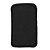 douce en velours pochette housse de protection sac de transport pour HTC Desire HD (noir)