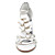  Obermaterial Satin High Heels Riemchensandalen Hochzeit Brautschuhe (0796-9200)