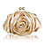  bellissime borse in raso sera / frizioni colori più disponibile