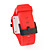  Montre Tendance en Silicone, Unisexe - Rouge