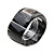  Pair of Futuristic Blue LED Wrist Watch - Black & White