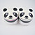  serviette conception mignonne de panda (jeu de 2)