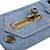  Zipper Hard Case Protector Back Cover Shell Jean Design For IPhone4