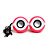  usb 2.0 premium mini altoparlante digitale (rosso)